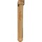 Ekena Millwork Traditional Arts and Crafts Rough Sawn Bracket w/ Offset Brace, Western Red Cedar, 6"W x 40"D x 44"H BKT0604X40X44TRA03RWR - alternate 3